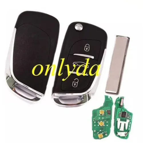 For Citroen 3 button remote key with 434mhz PCF7941 chip FSK model HELLA 434MHZ 5FA010 354-10 9805939580 00 CMIIT ID:20DJ0339