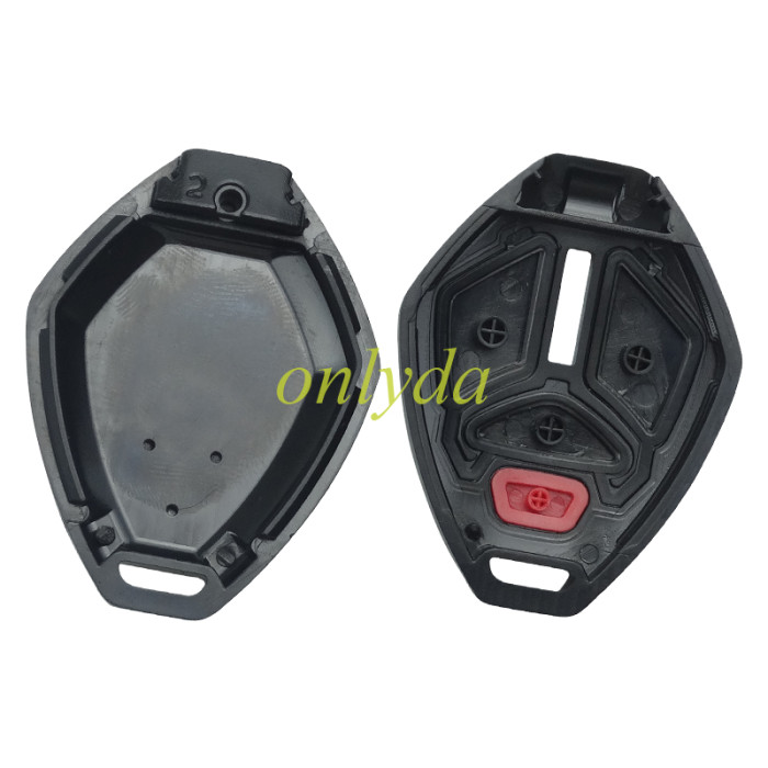 For Mitsubishi remote key shell without blade without logo with 2/2+1/3/3+1 button (please choose button)