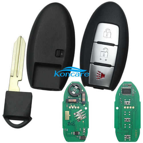 After market Nissan 2+1 button remote key With 315 mhz Leaf JUKE 2011-2017 46chip CWTW1U808