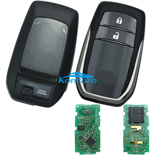 Original 2 Button Smart Key 315mhz B2N2K2K H 8A Chip for 2015-2017 Hilux PCB 61E469-0030 312.5/314mhz