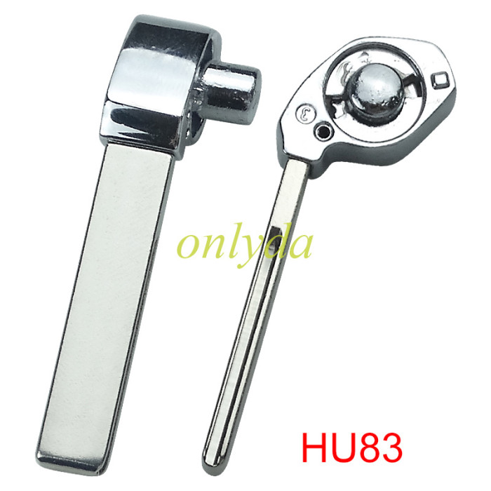 For Peugeot 3 button remote key blank with light button , without badge ,have Va2 and HU83 blade , pls choose blade