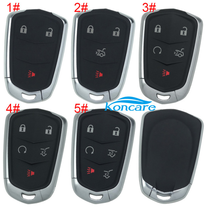 3+1 button remote key shell with blade