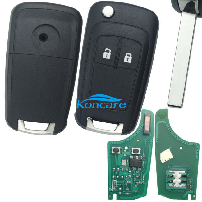 For Opel 2 button remote key with PCF 7941 chip-434mhz G4-AM433TX 13271922 000274