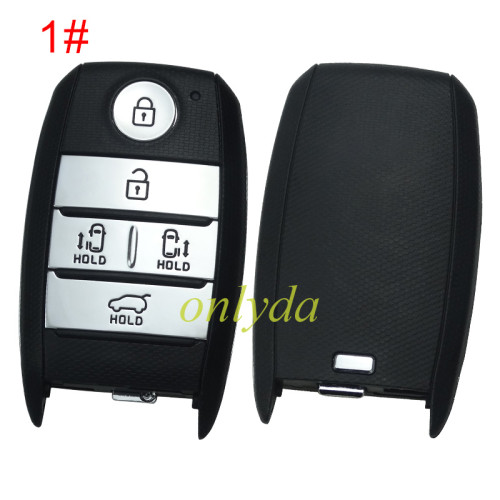 For Kia remote key shell without logo place, pls choose the button