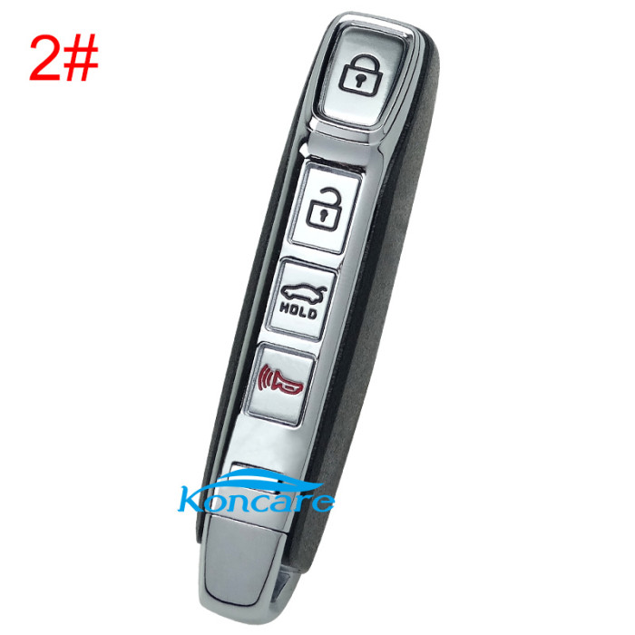 For Kia remote key shell with battery holder without badge, pls choose the button