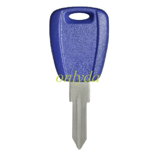 For FIAT transponder key blank with GT10 blade（can put TPX long chip and Ceramic chip) black color is blue NO badge
