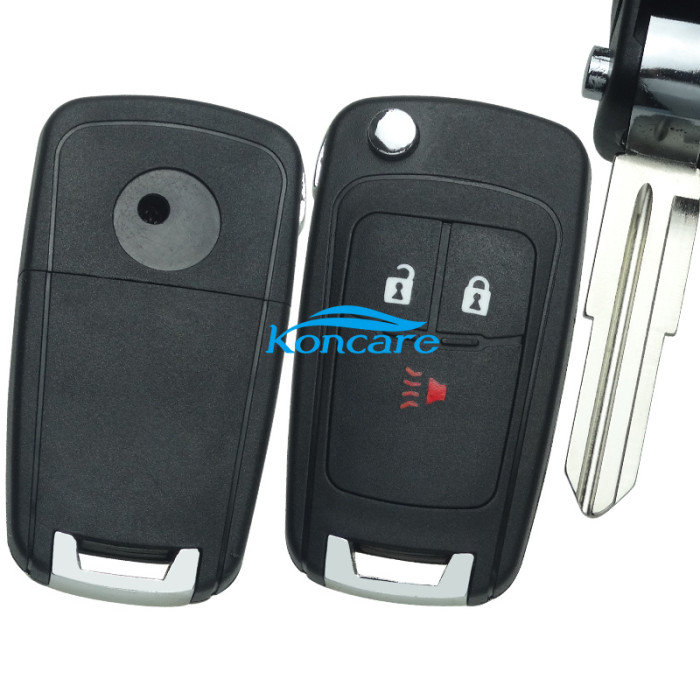 For Chevrolet 2+1 Remote key case with left blade with lo