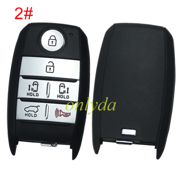 For Kia remote key shell without logo place, pls choose the button
