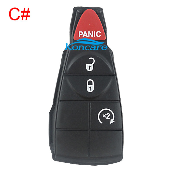 For Chrysler 2+1 remote key blank pad