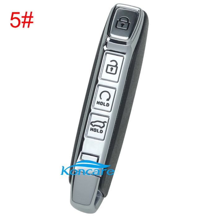 For Kia remote key shell with battery holder with badge, pls choose the button