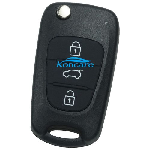 For Hyundai 3 button remote replacement key shell