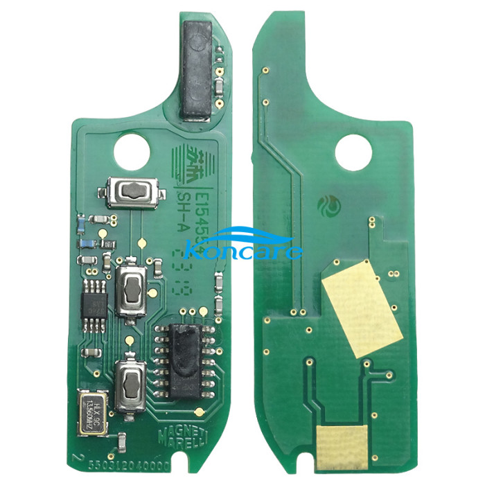 (M.Marelli BSI System) FIAT:Ducato,Bravo,500L PEUGEOT:Boxer CITROEN:Jumper ALFA ROMEO:Giulietta IVECO:Daily 3 button remote key PCF7946-434mhz key profile:SIP22 with 434mhz with SIP22 blade 7946 chip , original PCB+aftermarkt key shell