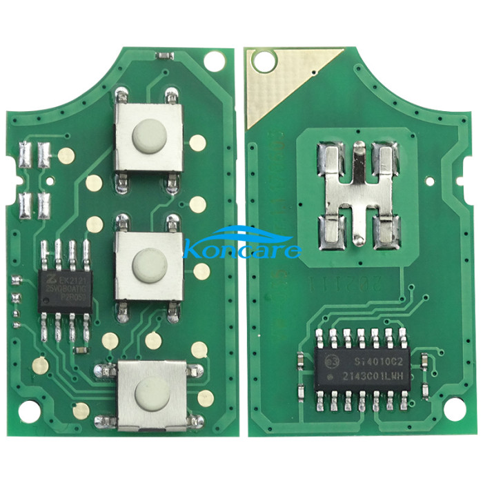 For Audi 3 button button remote 434mhz model number: 4DO 837 231 N