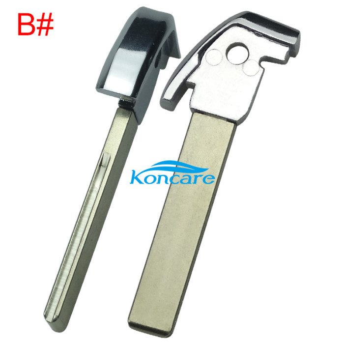 For Citroen 3 button remote key blank with light button, pls choose the badge and blade?