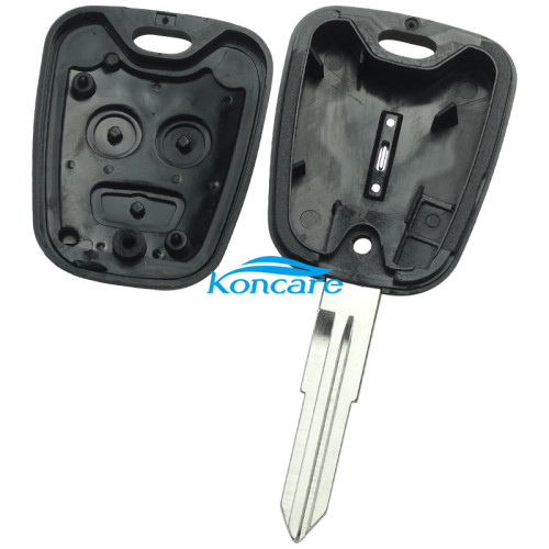 For Saipa 3 button remote key shell with badge