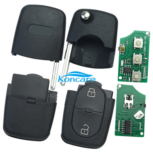 For Audi 2 button button control remote nd the remote model number is 4DO 837 231 R