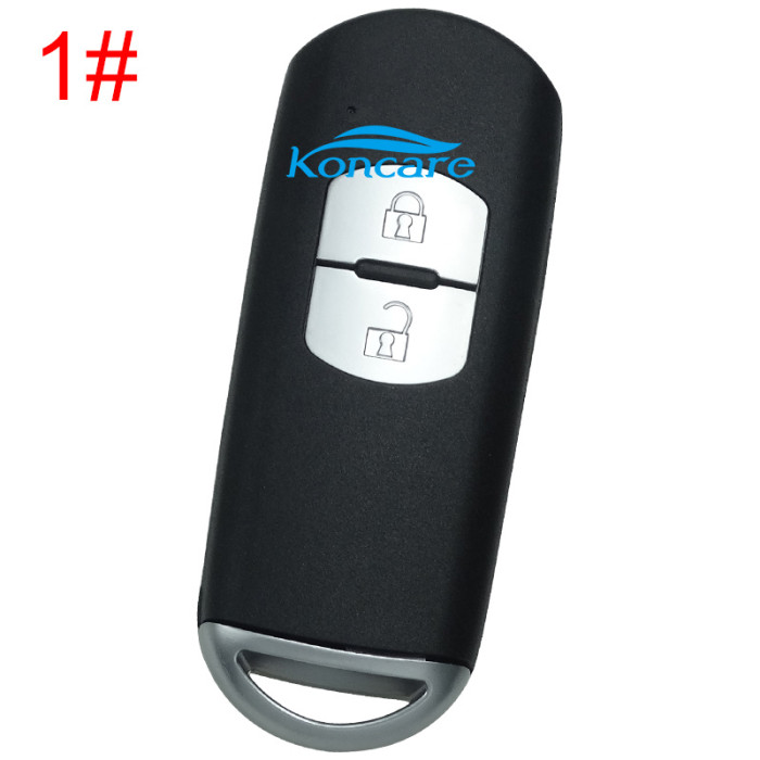 For Mazda remote key blank withoutl logo place, pls chose the button