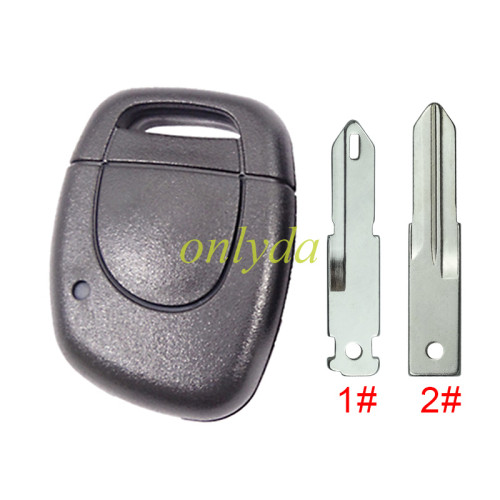 For Renault Clio 2 ,1 button remote with 434mhz after 2002 year with NXP26A0- aftermarket 7947 chip inside,please choose the blade