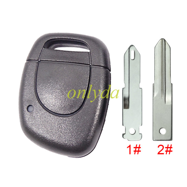 For Renault:Symbol,Clio II,Kango II 1 Button remote key NXP26A0-aftermarket PCF7946-433MHZ before 2000 year,please choose the blade