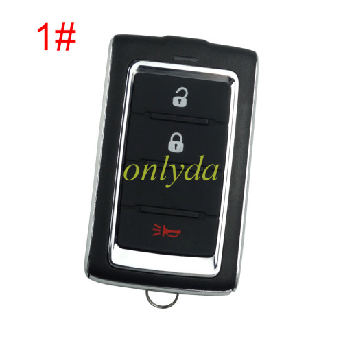 For Jeep remote key shell with bladeCY22 ,with badge, pls choose the button