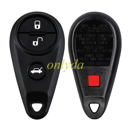 For Subaru 3+1 button Key Shell