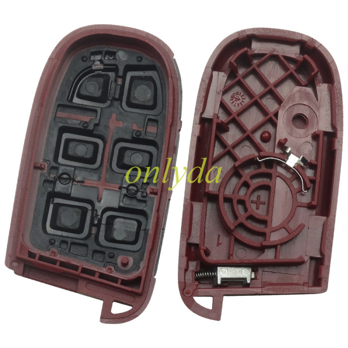 For Chrysler remote key shell with blade CY24，the key pad can't remove，with logo place , pls choose button