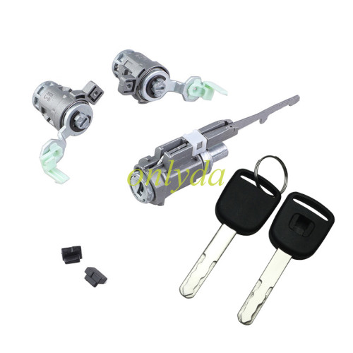 72146S73003 Honda auto door lock cylinder set ( left +right lock cylinder+ignition lock)