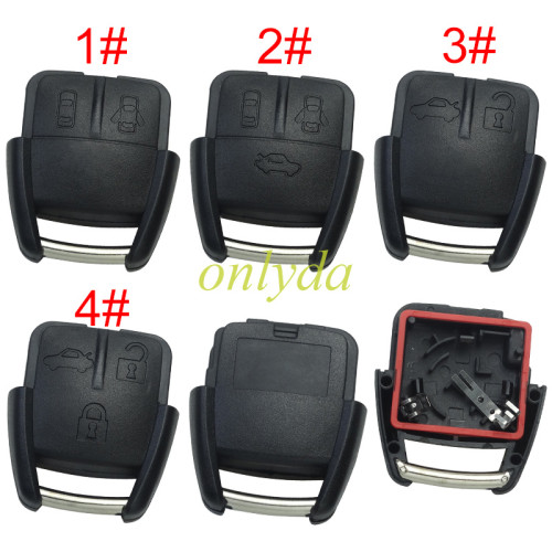 For Chevrolet remote shell with battery holder， pls choose the button