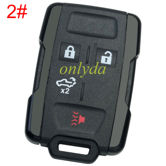 For Chevrolet remote key shell without badge place, the side part is black, pls choose the button
