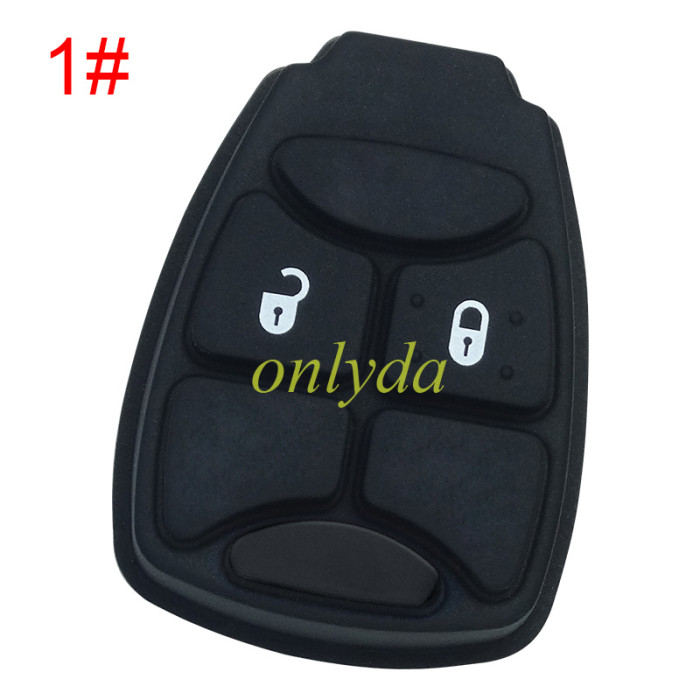 For Chrysler remote key shell rubber pad, pls choose the button