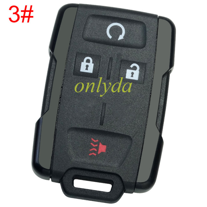 For Chevrolet remote key shell without badge place, the side part is black, pls choose the button