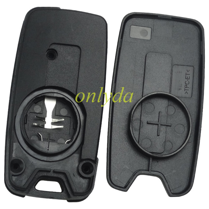 For Jeep remote key shell with badge, pls choose the button