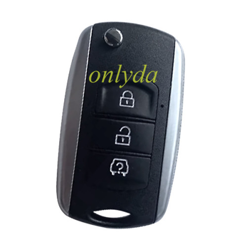 For Dongfeng 3 button keyless remote key blank without blade