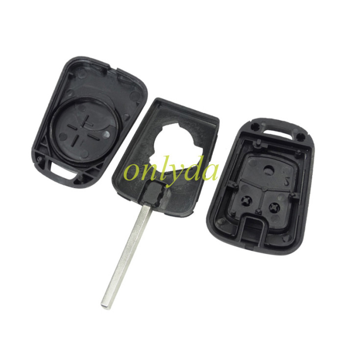 For Chevrolet remote key blank 2B/3B with cross badge place, pls choose the button