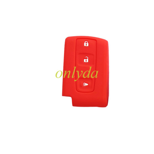 For Toyota 2+1Button silico case(Black,blue, red,pls choose color)