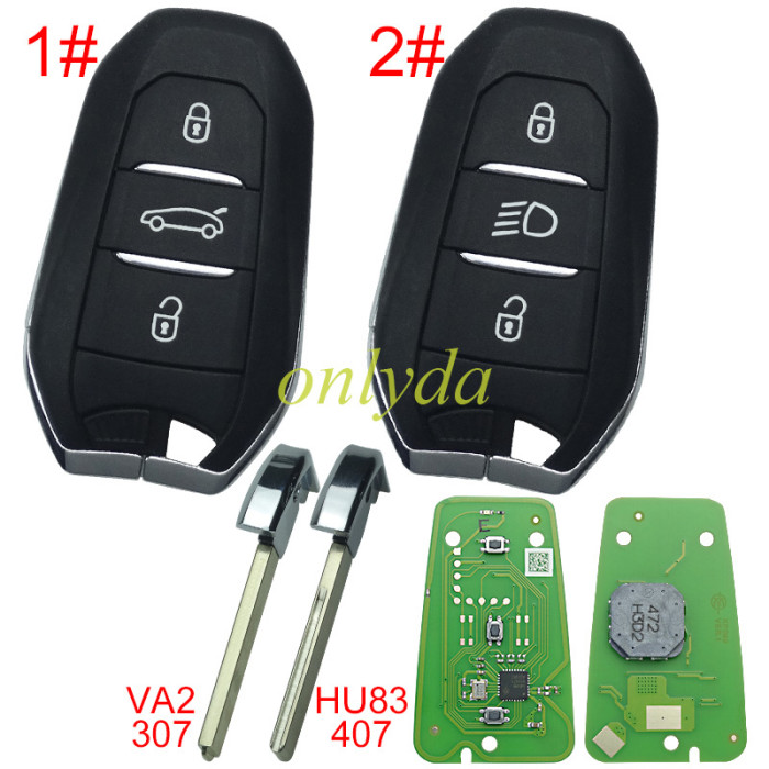 Xhorse smart remote key for Peugeot & Citroen & DS models PN:XZPG00EN