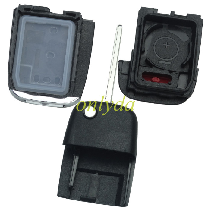 For Chevrolet remote key shell with 2+1/3+1/4+1button,blade HU43 pls choose the button
