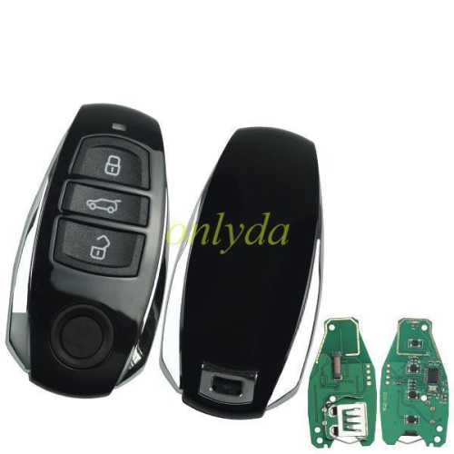 For VW Touareg 3 button remote key with 868MHZ unkeyless 7P6 959 754 AL PCF7945A/HITAG VAG 2010-2018 Touareg