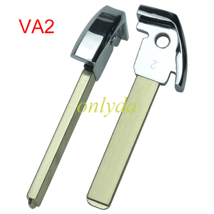 Free shipping For Citroen remote key shell with badge, blade VA2. Pls choose the button type