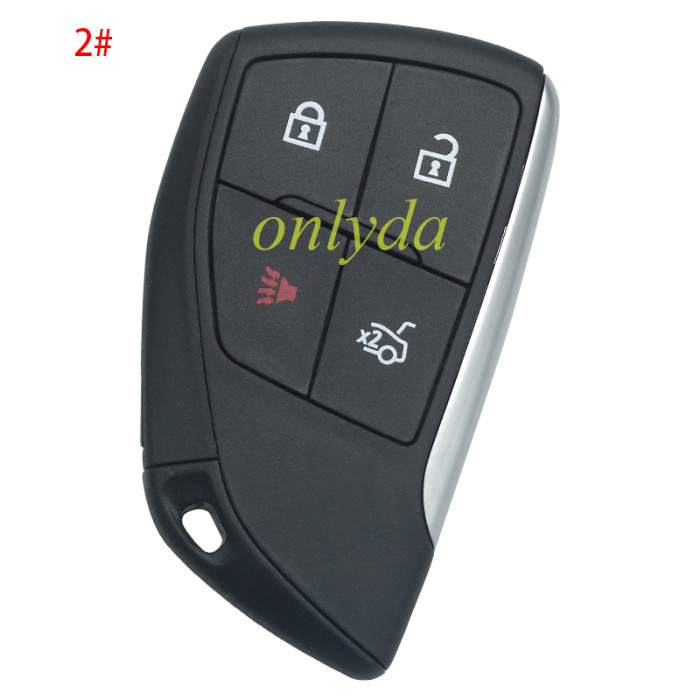 Free shipping For Buick 2+1/3+1/4+1/5+1 button remote key shell (please choose button)