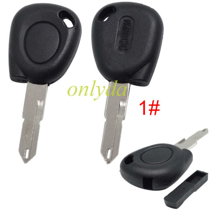 Free shipping For Renault transponder key shell ,with NE73/Vac102. pls choose blade .