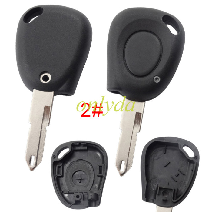 Free shipping For Renualt 1 button remote key blank,with NE73/Vac102. pls choose blade