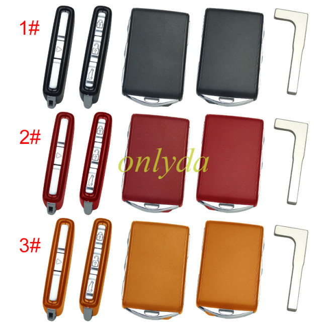 Free shipping For VOLVO remote replacement key shell without badge, pls choose colors.