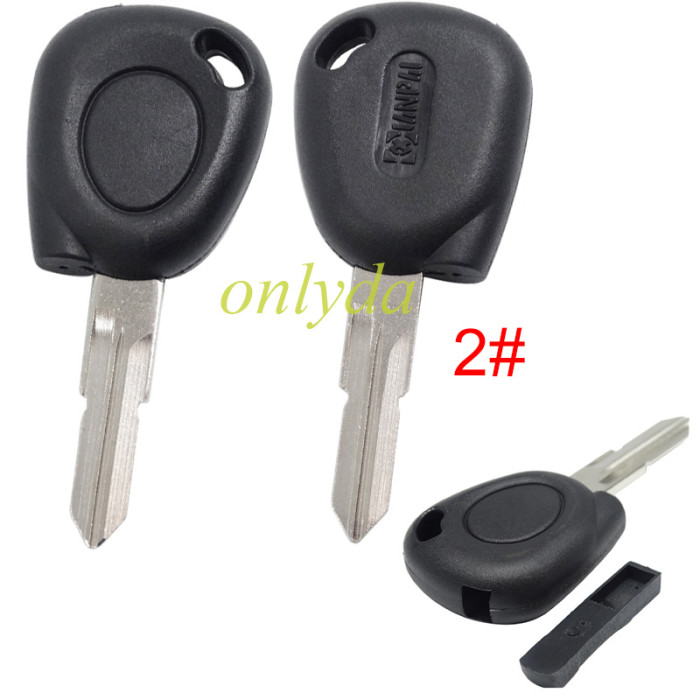 Free shipping For Renault transponder key shell ,with NE73/Vac102. pls choose blade .