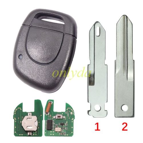 Free shipping For Renault remote key with original 7946 chip 434mhz, for Symbol,Clio II,Kango IIClio ,KangoII before 2000 year
