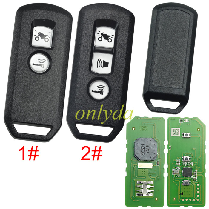 Free shipping XZBTM1EN xhorse remote 2/3 button for HONDA Motorcycles.pls choose button