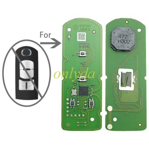 Free shipping XZMZD8EN xhorse remote for 4 Buttons ，Only PCB Board