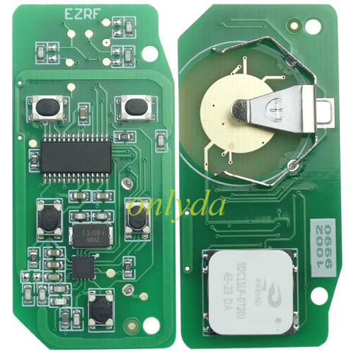 Free shipping For Landroversmart key 4+1 button 433 MHZ with 7945 chipchangeable lD Range Rover Sport, Vogue, Evoque, Velar 2010+FCC ID: KOBJTF10A 5EOU40247 ( can change chip ID)