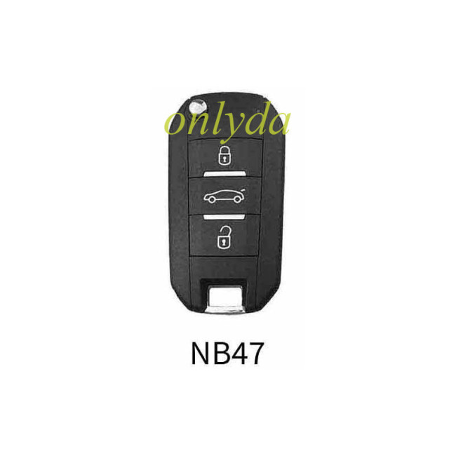 Free shipping 3 button keyDIY remote NB47 Multifunction