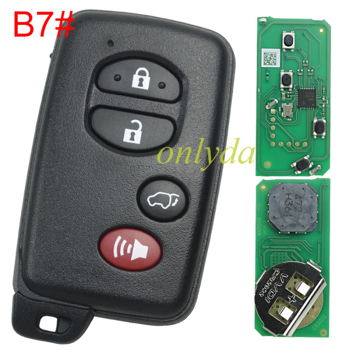 Free shipping Xhorse XSTO03EN XM38 Smart Key Remote 4D 8A 4A All in One For Toyota